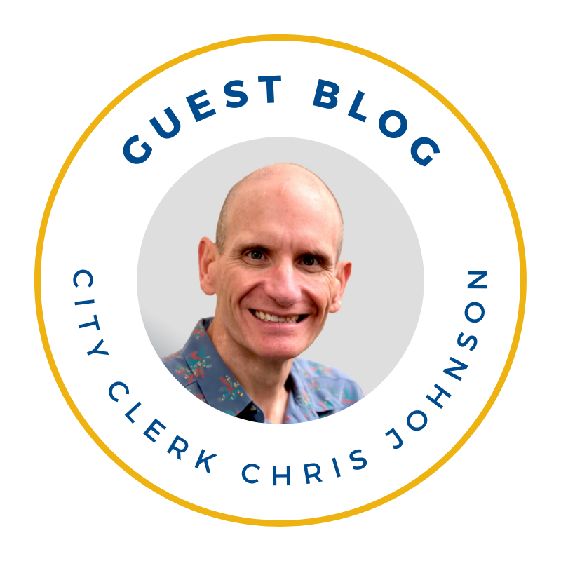Portrait of City Clerk Chris Johnson